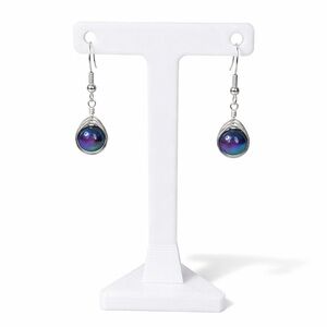 Galaxy Tiger’s Eye Wire Wrapped Earrings